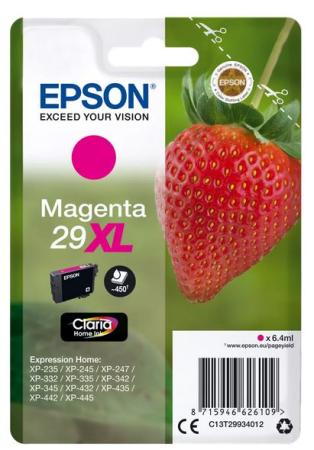 epson cartridge aardbei  29XL magenta 450 pag