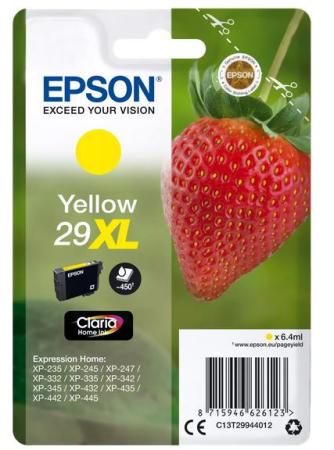 epson cartridge aardbei 29XL yellow 450 pag