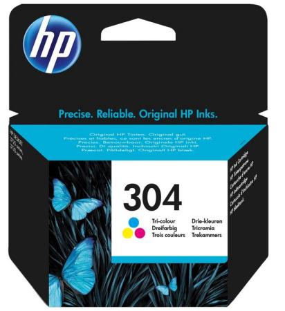 hp cartridge 304 3 kleur C/M/Y vlinder 100 pag