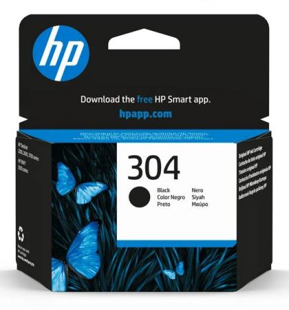 hp cartridge 304 zwart vlinder 120 pag