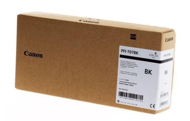 canon cartridge pfi707 BK zwart 700 ml