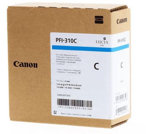 cartridge canon pfi310 cyaan 330 ml