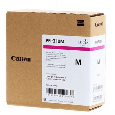 cartridge canon pfi310 magenta 330 ml