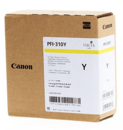 cartridge canon pfi310 yellow 330 ml