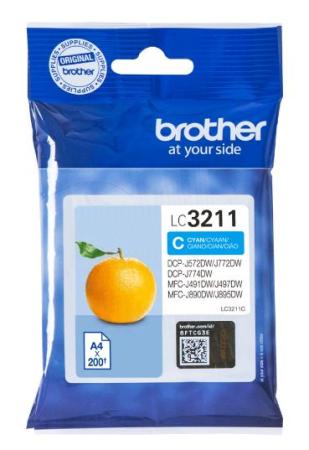 brother cartridge LC3211 C cyaan 200 pag