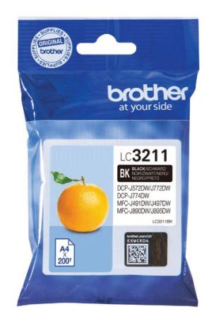 brother cartridge LC3211 BK zwart 200 pag