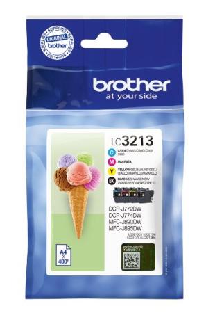 brother cartridge LC3213 combopack C/M/Y/BK 400p