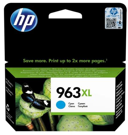 HP cartridge 963 xl cyaan 24 ml 1600 pag