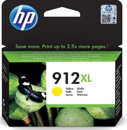 hp cartridges 912XL yellow 825 pag