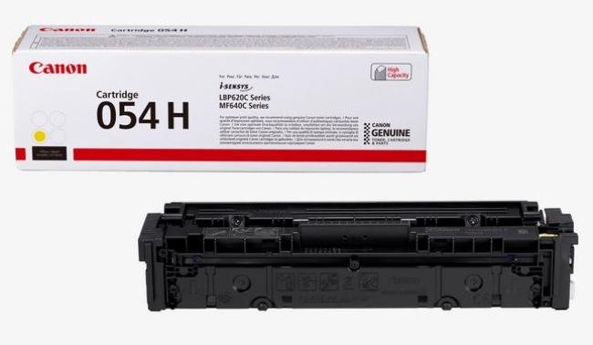 canon toner 054 H Y yellow 2300 pag