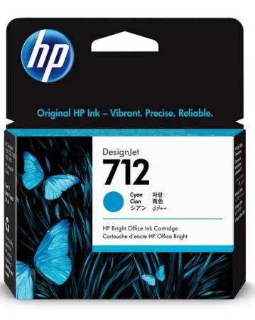 hp cartridge 712 cyaan 29 ml