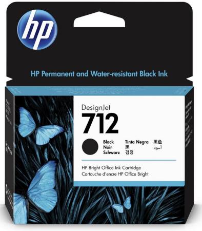 hp cartridge 712 zwart 80 ml