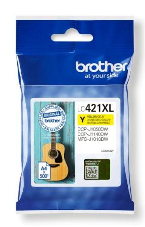 brother cartridge LC421XL geel