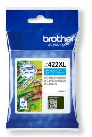 cartridge brother LC422C XL cyaan 1500 pag
