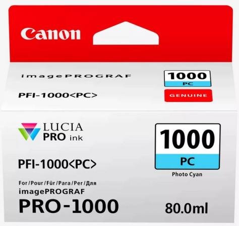 canon cartridge pfi-1000 PC foto cyaan 80 ml