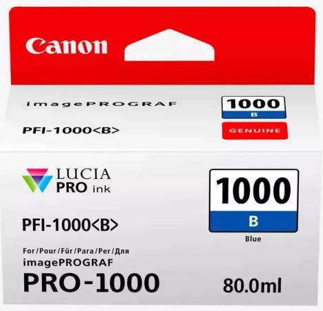canon cartridge pfi-1000 B blauw 80 ml