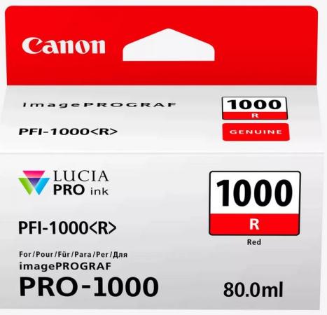 canon cartridge pfi-1000 R rood 80 ml