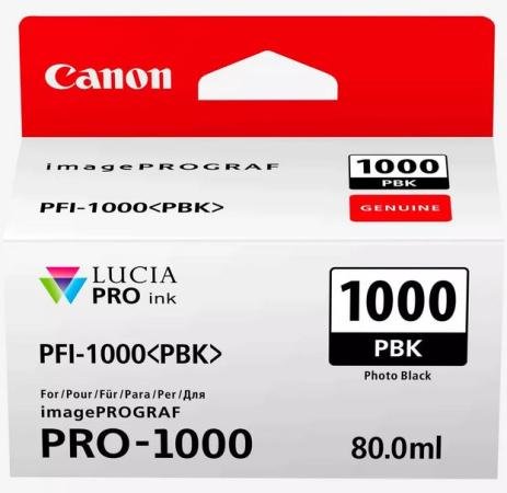 canon cartridge pfi-1000 PBK foto zwart 80 ml