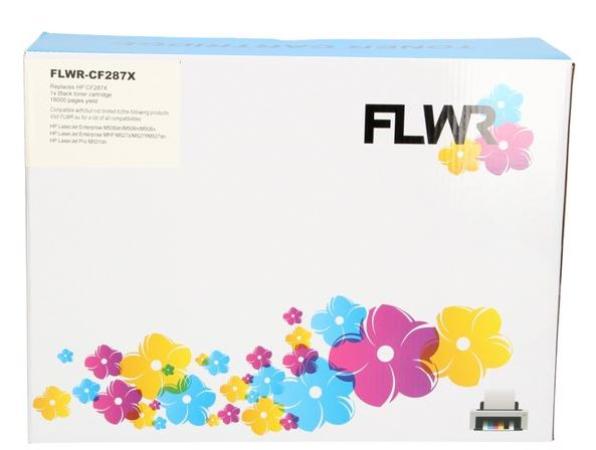 FLWR toner HP CF287x zwart 18000 pag
