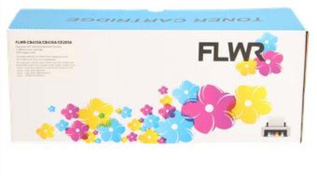 FLWR toner HP CB436A / CB435A zwart 2000 pag (wng)