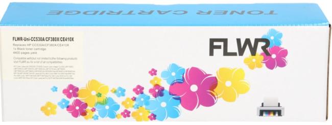 FLWR toner Hp CC530A/CF380X/CE410X zwart 305 A