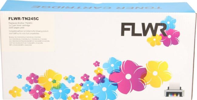 FLWR toner Brother TN241/TN245 cyaan 2200 pag