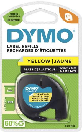 dymo tape letratag plastic geel