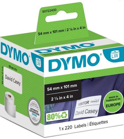 dymo labelwriter etiket verzend/naambadge 101x54mm