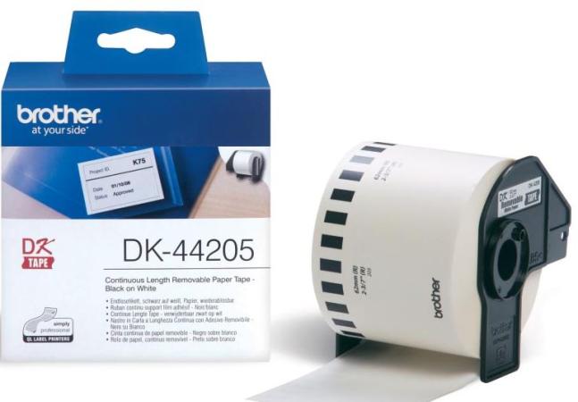 brother label etiket wit 62 mm x 30.48 m afneembaa