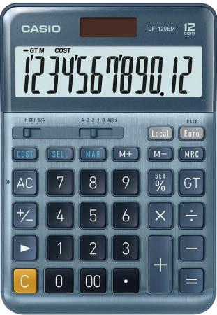 rekenmachine casio DF120 EM 12 dig 179x126x31 mm
