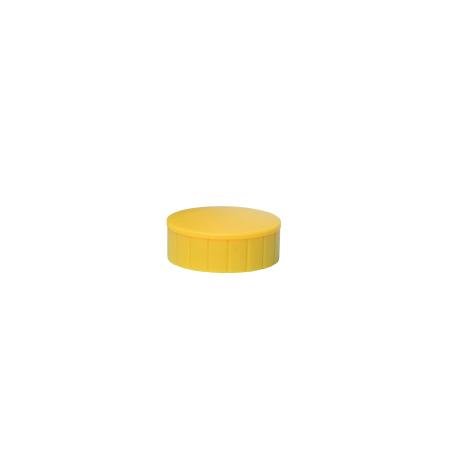 pak 10 magneten maul 38 mm geel kracht 2.5 kg