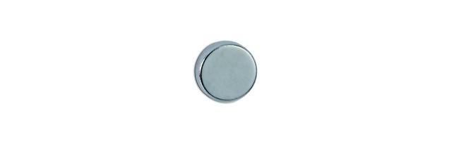 pak 10 neodymium magneten 10 mm kracht 2kg zilver