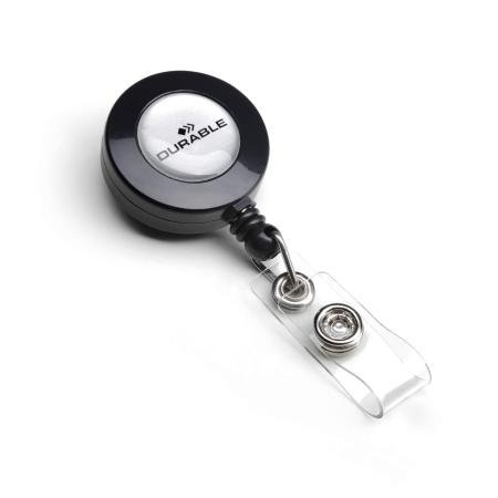 10 afrolmechanisme met drukknop durable zwart