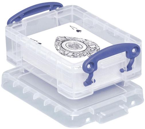 opbergdoos useful transparant 0.2 L 118x85x4 mm