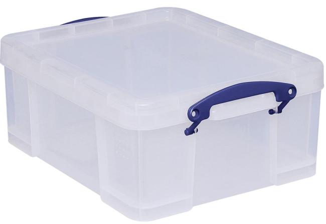 opbergdoos useful transparant 21 L 370x300x175 mm