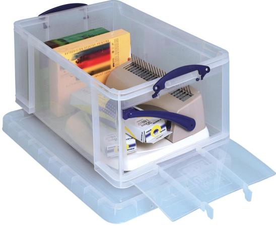 opbergdoos useful transparant 64 L m/opening voorz