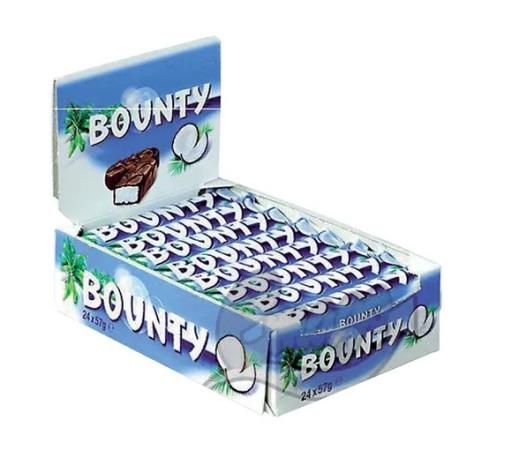 24 x Bounty melk reep 57 gr