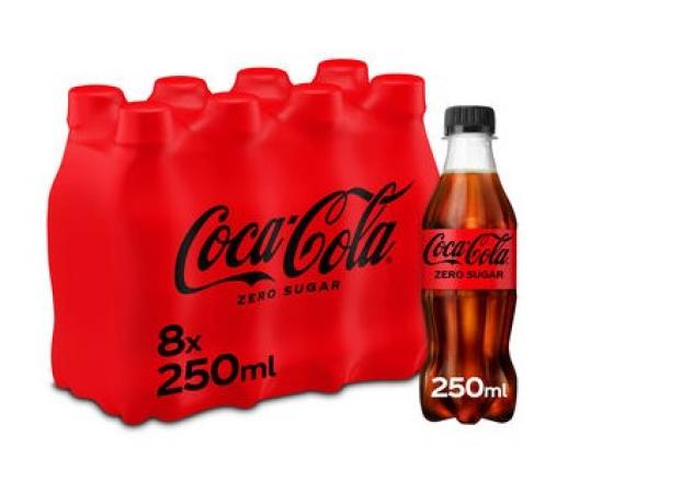 24 x pet flesje Coca-Cola Zero 25 cl