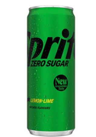 pak 24 blikjes Sprite Zero sleek 33 cl bruisend