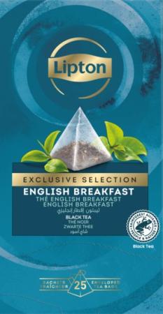 25 theezakjes Lipton Exclusive English breakfast