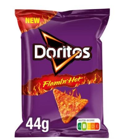 20 zakjes chips Lay's Doritos Flamin Hot 44 gr