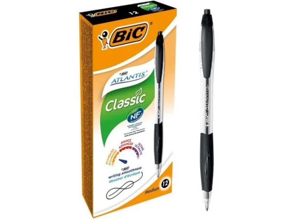balpen bic atlantis zwart