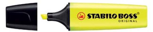 fluostift stabilo boss geel