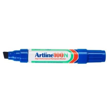 alcoholstift artline 100 blauw schuine brede punt