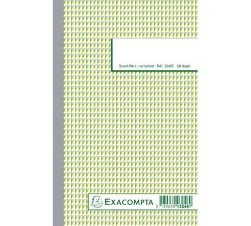orderboek exa 135 x 210 mm A5 geruit dupli 50 bl