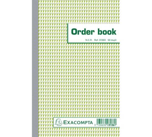 orderboek exa 135 x 210 mm A5 gelijnd dupli 50 bl
