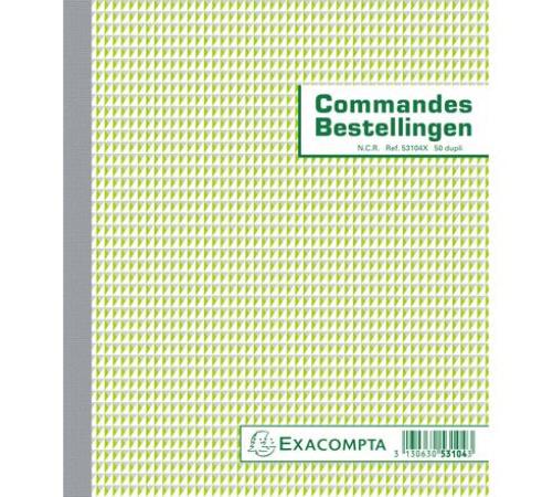 bestelbonboek 180 x 210 mm dupli N/F