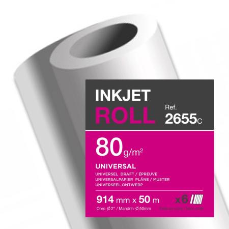 ds 6 uncoated CAD 80 gr 914 mm x 50 m 80gr clairf