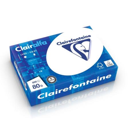500 vel clairefontaine 148 x 210 mm 80 gr wit