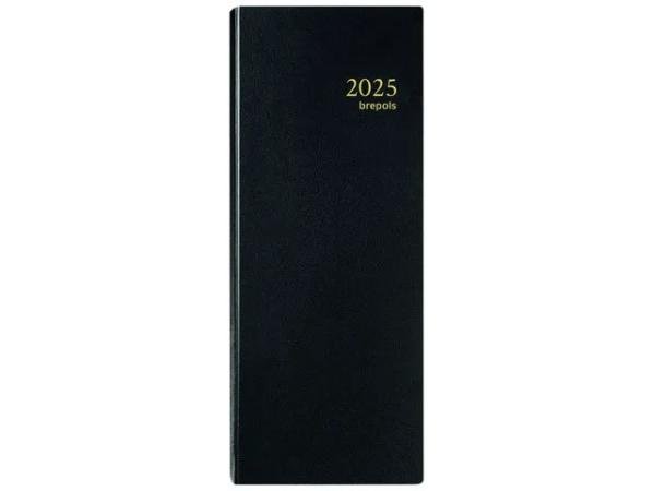 agenda saturnus lang zwart 130 x 330 mm 1d/2p